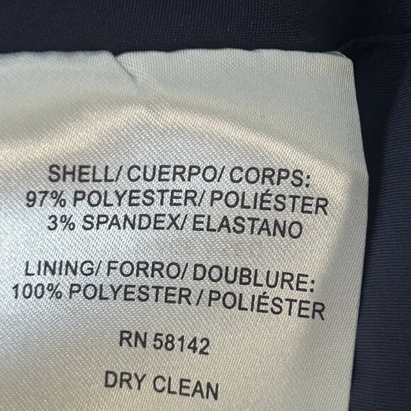 Gal Meets Glam Kate Navy Blue Fit and Flare Corporate Retro A Line Dress Size 2 - Picture 3 of 10